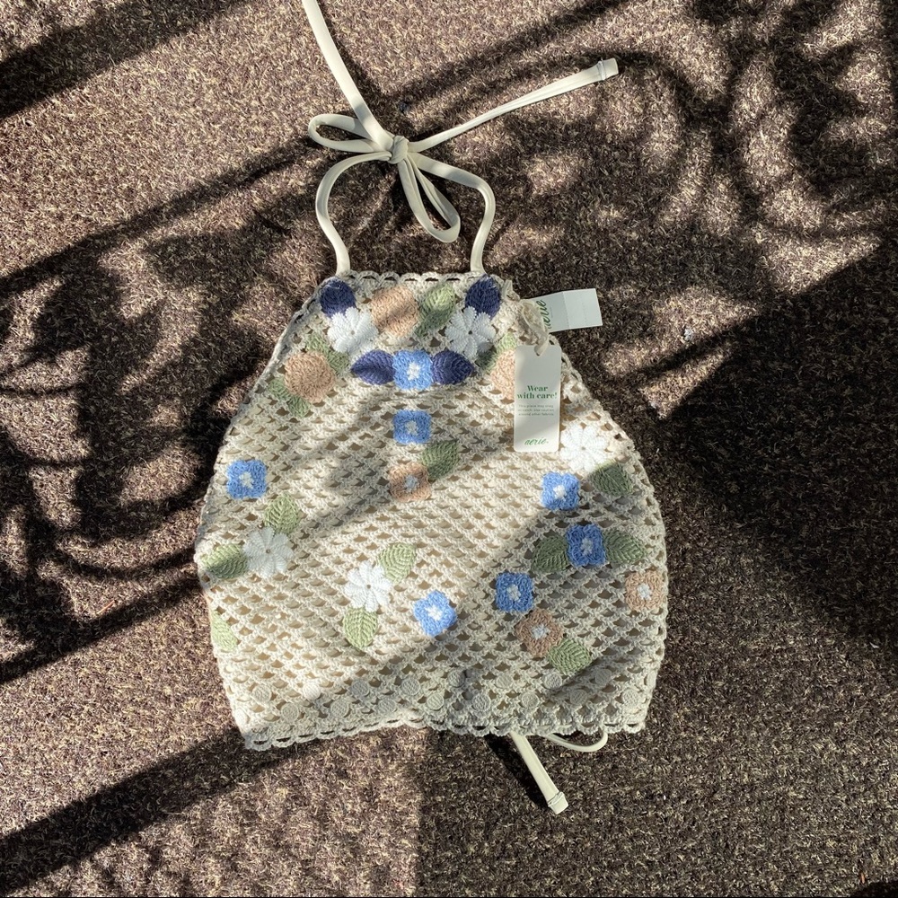 NWT Aerie Crochet Crop Top Bralette